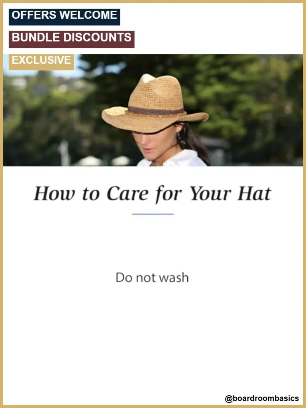 Women's Raffia Straw Cowboy Hat Wide Brim Adjustable Sun Protection